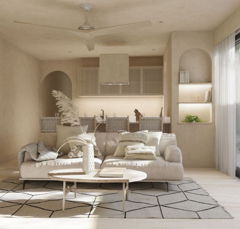 Modern Eco-Chic Home Interior Tulum