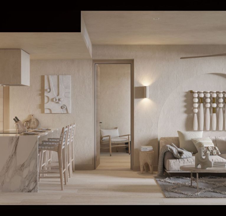 Elegant beachfront condo Tulum real estate for sale